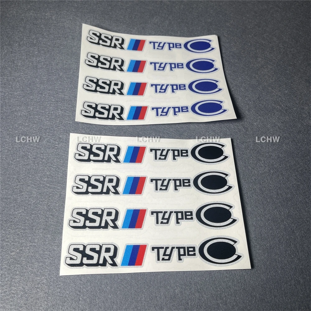 

Водонепроницаемые наклейки для автомобильных дисков SSR TYPE C