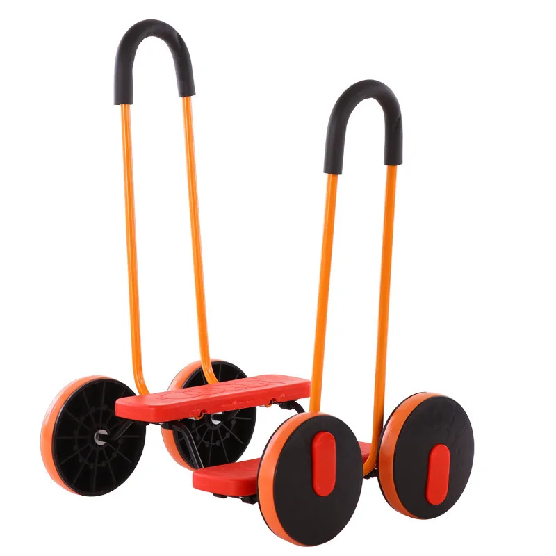 

Children's four-wheel balance pedal car sensory training kick scooter
