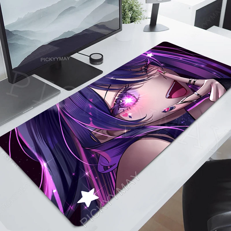 Oshi No Ko Large Mouse Pad deskpad Computer Mousepads Gaming Mousepad Anime Big Keyboard Mat Gamer Mouse Pads Desk Mats 100x50cm