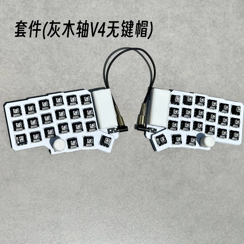 Silakka44 Split-toetsenbord Douane split-handen Ergonomisch QMK Split Hot SwapRP2040 FLESJE Links- en rechtshandige toetsenborden gamers Teclado