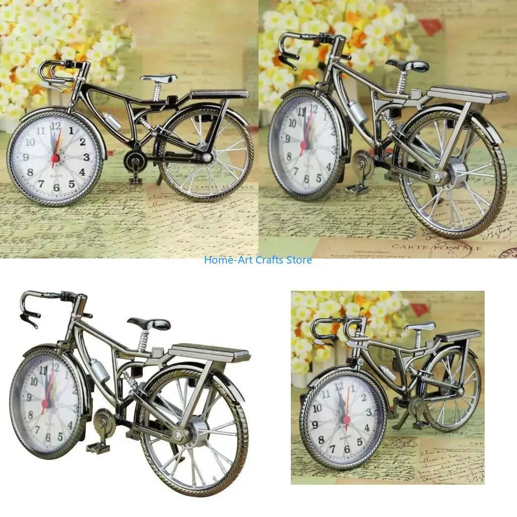 Y3NA Alarm Clock Home Bedroom Desktop Decoration Crafts Non-Ticking