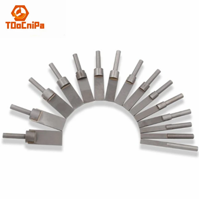 

2pcs/lot Automatic Lathe Accessories Tungsten Steel Flat Drill Blank Welded Carbide Forming Flat Drill