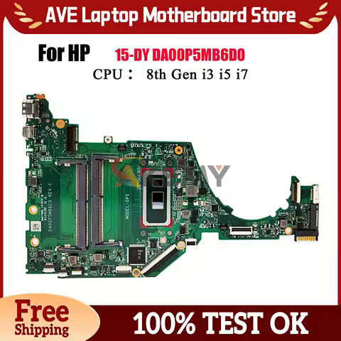DA00P5MB6D0 For HP 15S-FQ 15-DY 15T-DY Laptop Motherboard L63559-601 With i3 i5 i7 8th Gen CPU 100% Fully Tested