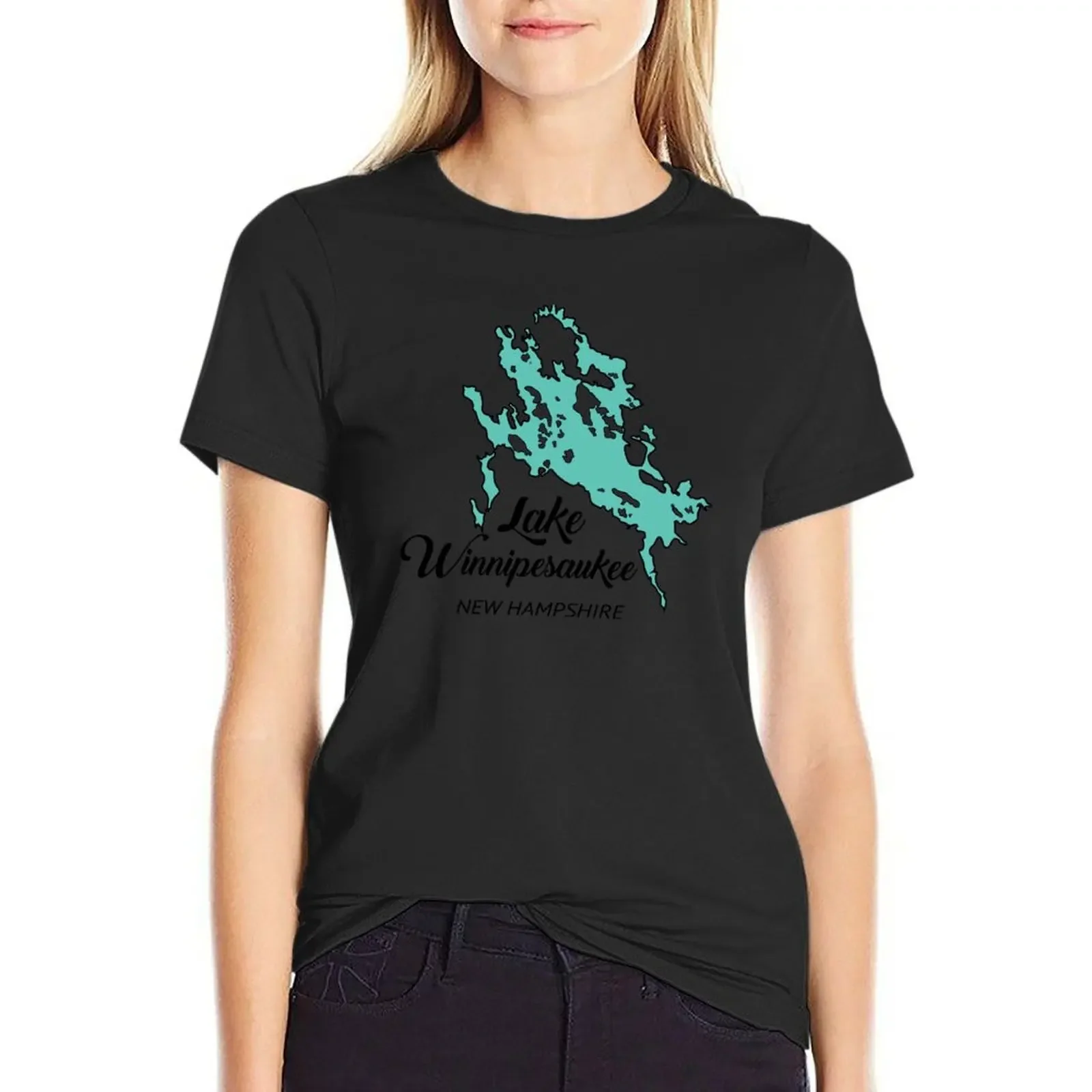 

Lake Winnipesaukee, New Hampshire T-Shirt lady clothes hippie clothes heavyweights white t-shirt dress for Women sexy