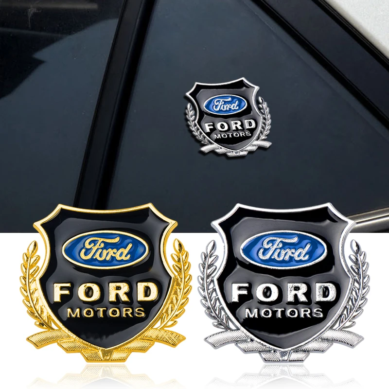 2 pz Metallo Aquila Emblema adesivi per la decorazione auto accessori auto Per Ford 3 MK2 Fiesta MK7 Mondeo Mk4 Fusion Kuga Transit