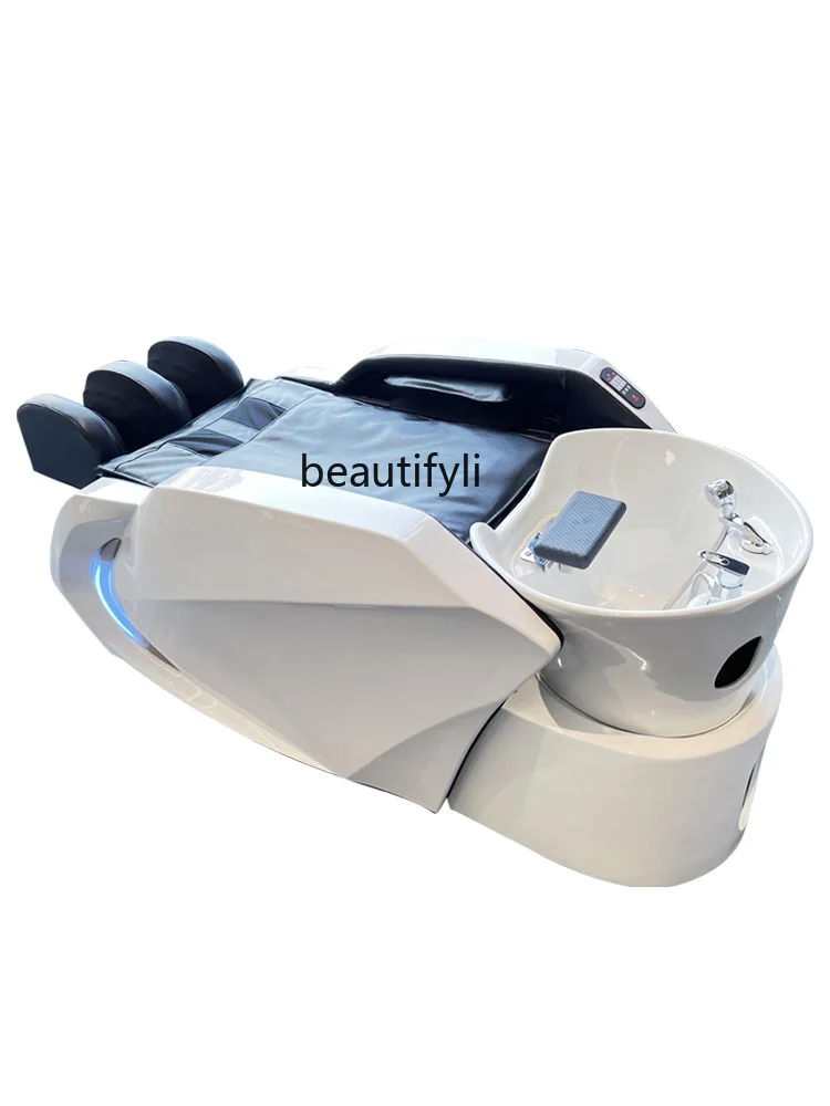 Automatic Intelligent Ceramic Massage Shampoo Bed Hair Salon Electric Shampoo Bed Head Therapy Bed