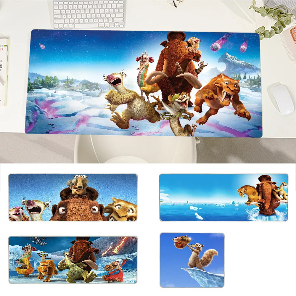 

Disney Cartoon Ice Age Mousepad Cute Natural Rubber Gaming mousepad Desk Mat Size for Game Keyboard Pad for Gamer