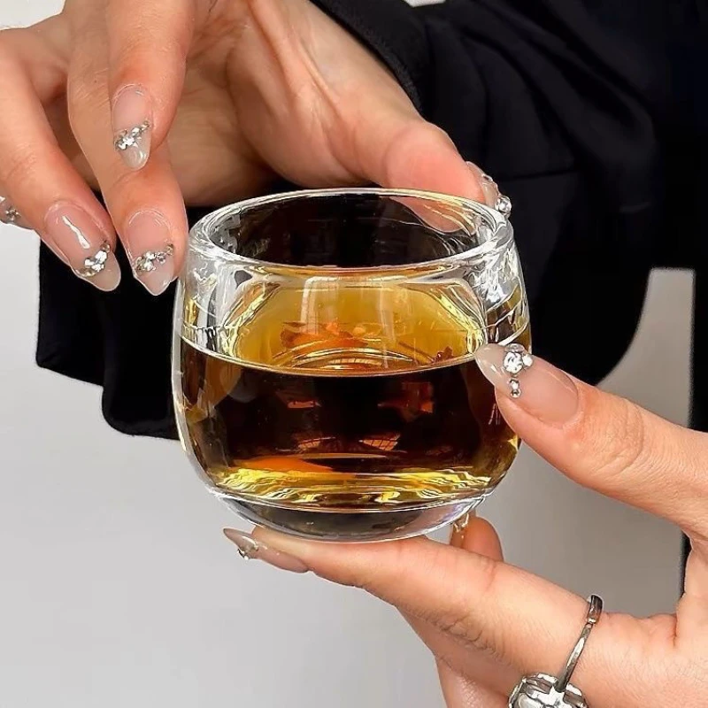 Crystal Glass Thickened Single Cup of High-grade Health Tea Cup