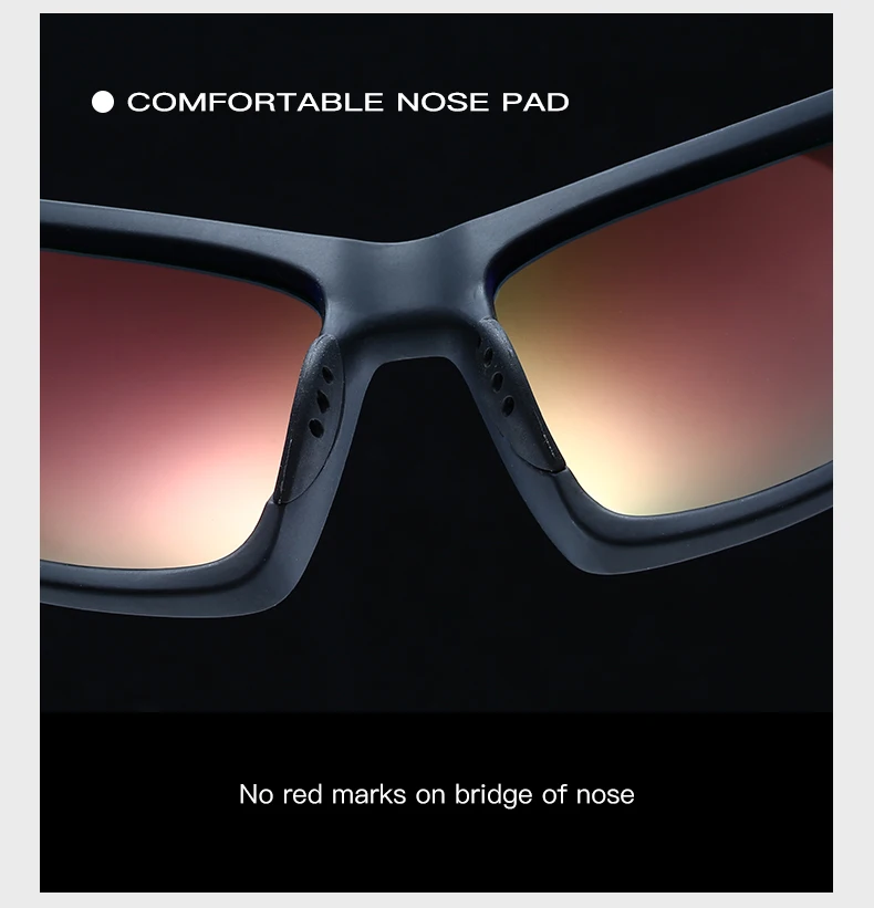 KAROS Klassische, modische, polarisierte Sonnenbrille für Damen und Herren, UV400, Outdoor, Angeln, Fahren – Detail 7