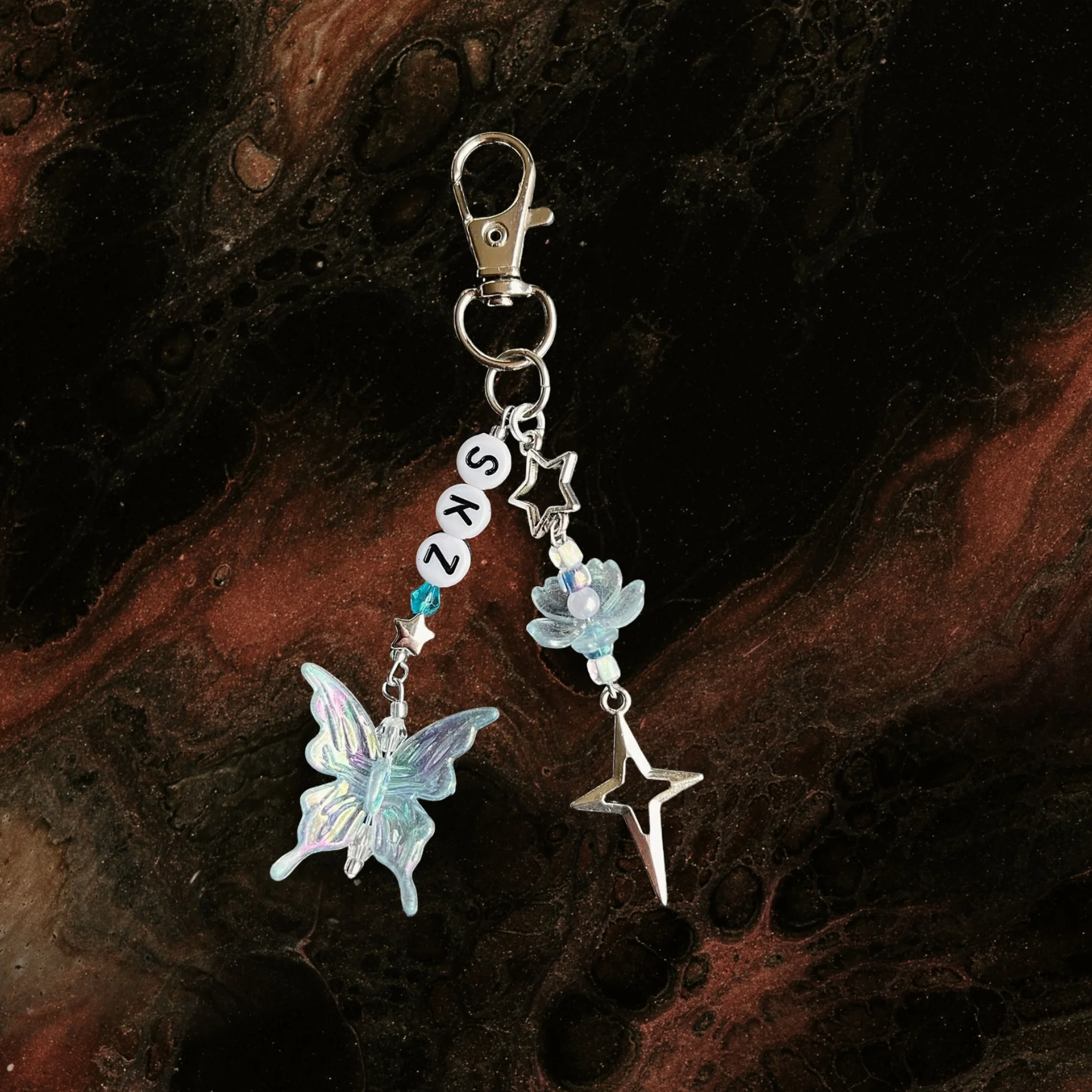 Handmade skz Stay Kpop Beaded Keychain/Keyring | Concert Accessories, Y2K Jewelry, Gifts