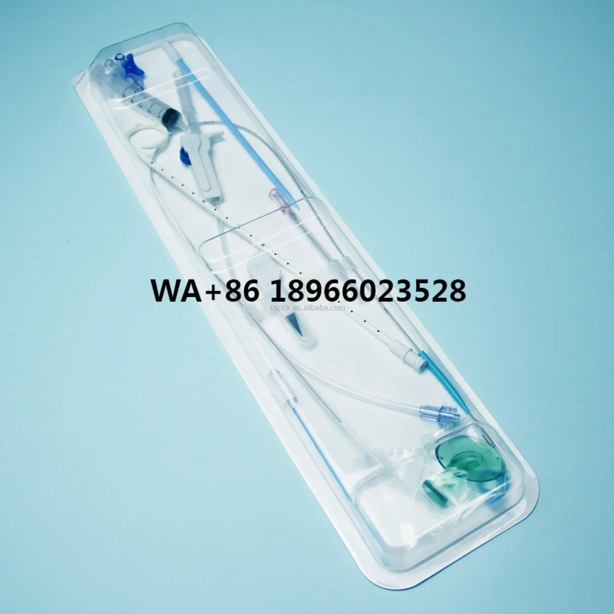 

Tianck medical disposable nephrostomy tube pigtail catheter pigtail drainage catheter kit