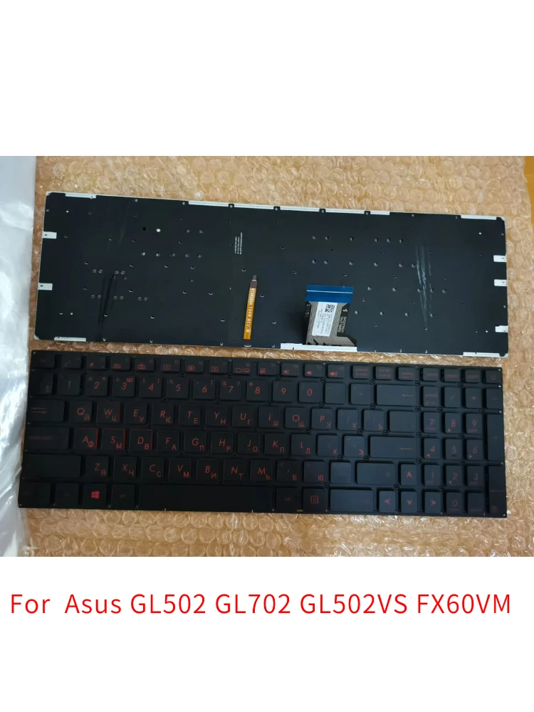 

New Ru Laptop Keyboard for Asus GL502 GL702 GL502VS FX60VM black