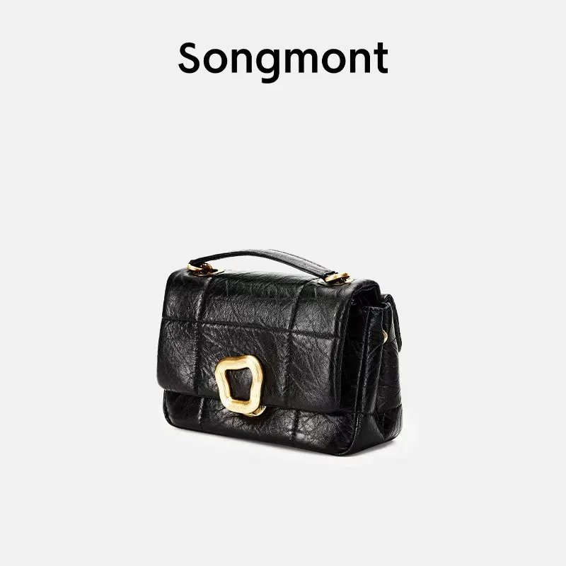 songmont-small-chocolate-bag-designer's-top-layer-cowhide-crossbody-chain-soft-phone-bag-small-square-bag