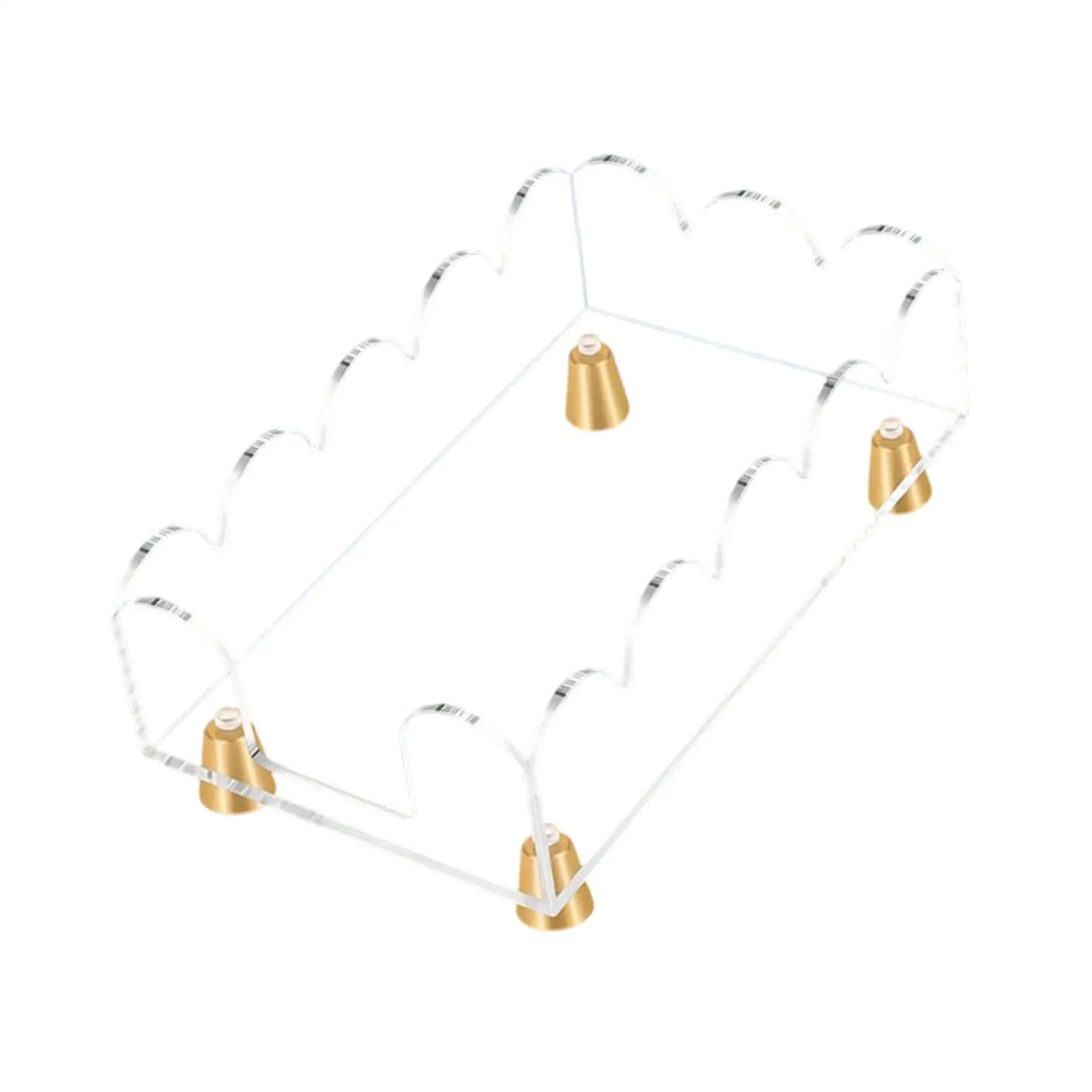 Acrylic Napkin Holder Bathroom Paper Towel Holder Decor Tabletop Napkin Stand for Dining Room Party Farmhouse Wedding Home