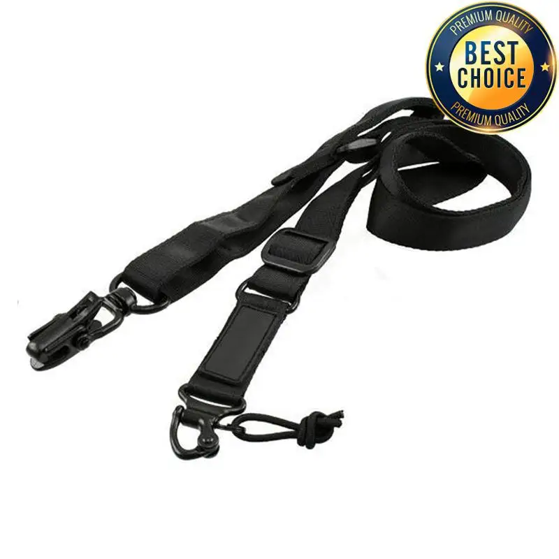 MS2 Tactics Mission Rifle Sling Adjustable Double Point Rope Safety Gun Strap CS Multifunction Lanyard Sling Strap