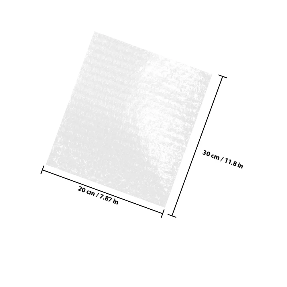 Sac à bulles à Double paroi, 100 pièces, coussin de protection Transparent, grandes pochettes transparentes, emballage pour l'expédition, stockage mobile