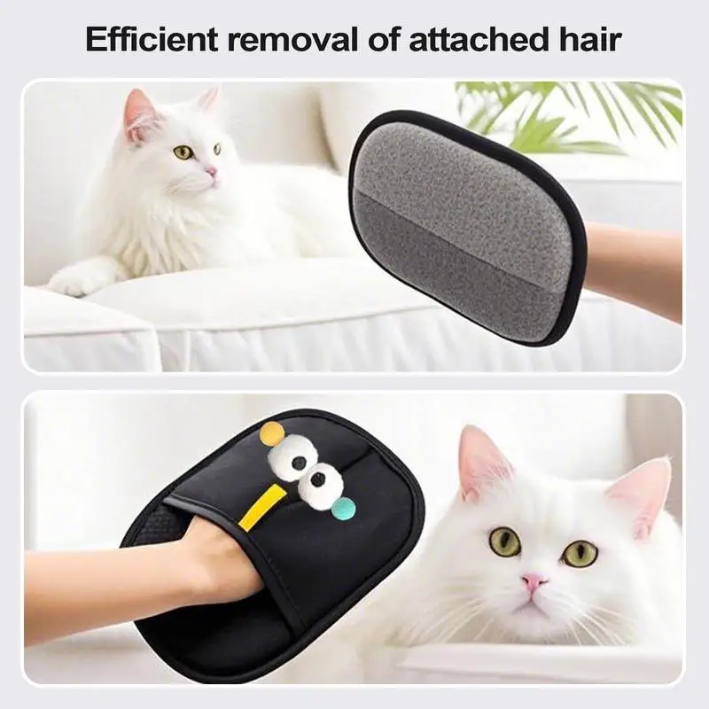 New Pet Grooming Gloves Electrostatic Cleaning Brush Pet Hair Remover To Remove Sofa Carpet Clothing Pet hair removal gloves