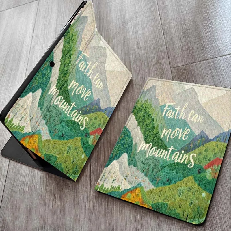 

Snowy Mountain Forest Scene For OPPO Realme Pad Air X 10.36 11 Inch Tablet Case