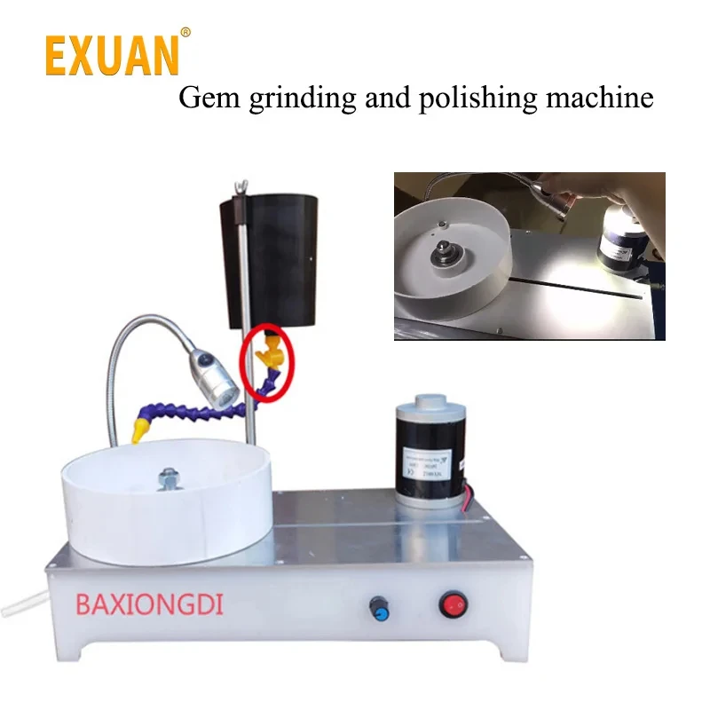 

Precision Jewelry Stone Polishing Machine Molding Machine Gem Faceting Machine DC Stepless Speed Gem Angle Grinding Machine