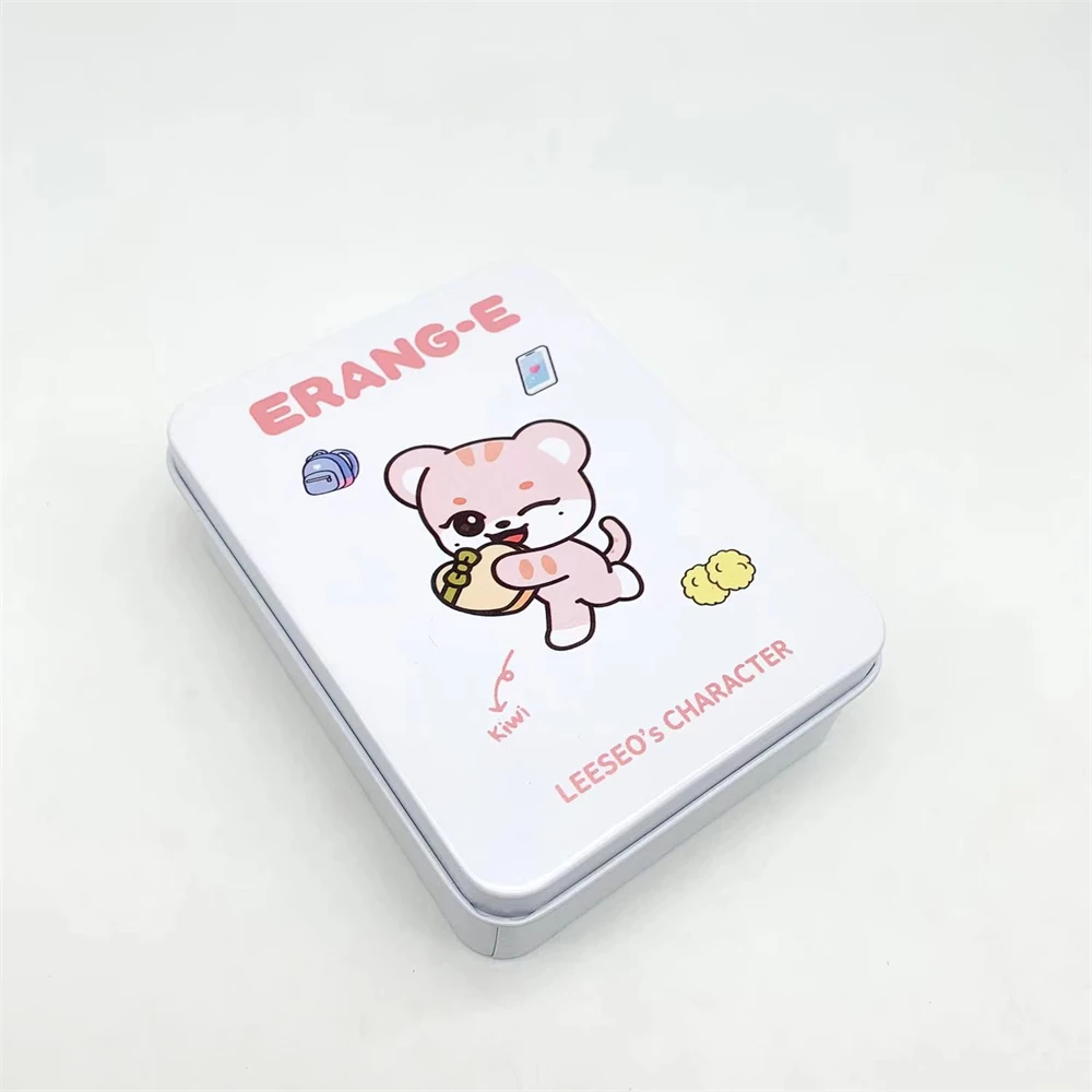 KPOP IVE Park Metal Box Wonyoung Rei LIZ Cartoon Character Jewelry Storage Box Photocard Collection Box CHERRY CHEEZ NAORI Gift