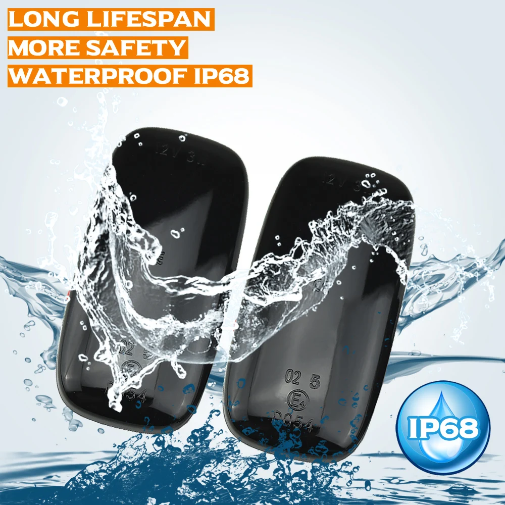 2 قطعة أضواء العلامات الجانبية LED الديناميكية لنيسان AE50 سيارة إسعاف AWC34 STAGEA FGY33 CIMA P11 P11E R11 Presea بدوره مصابيح إشارة #6