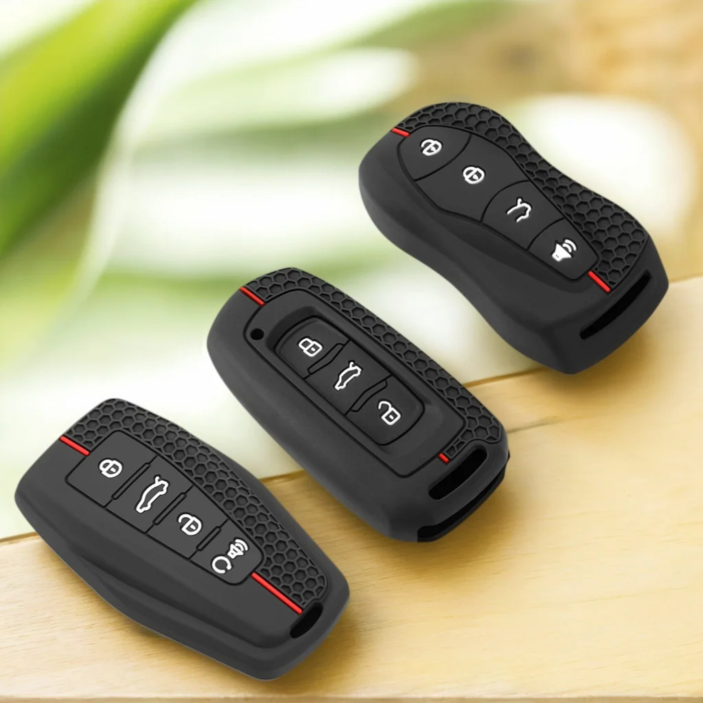 Car Key Cases Cover Shell Fob For Geely Coolray Azkarra Tugella FY11 Atlas Emgrand Boyue NL3 EX7 Monjaro Starray Fob Accessories