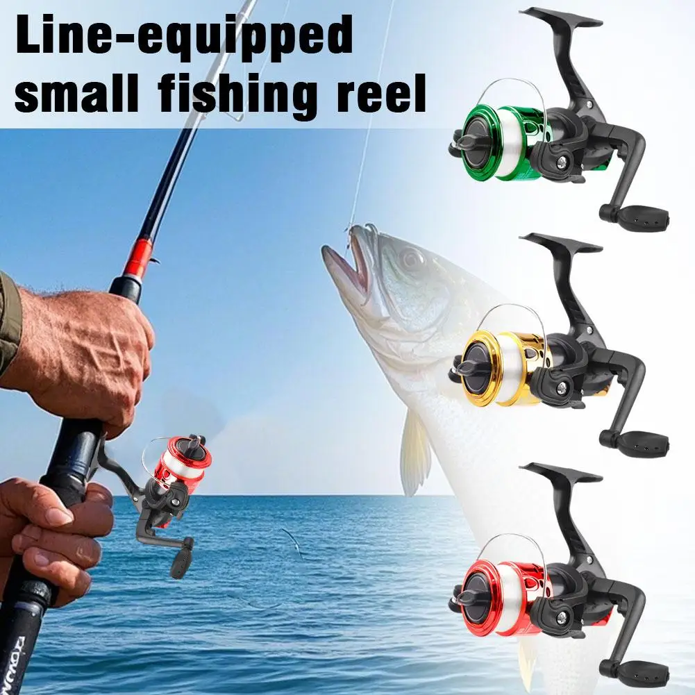 5.2:1 Ultralight Folding Fishing Reel Spinning Reel With Large Fishing Line Diameter Line Roller Casting Wheel Vessel Bait