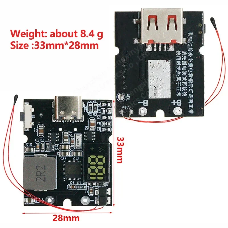 QC4.0 QC3.0 قاد مزدوج USB 5V 4.5A W مايكرو/C USB بنك طاقة محمول وحدة شحن درجة الحرارة/حماية الدائرة