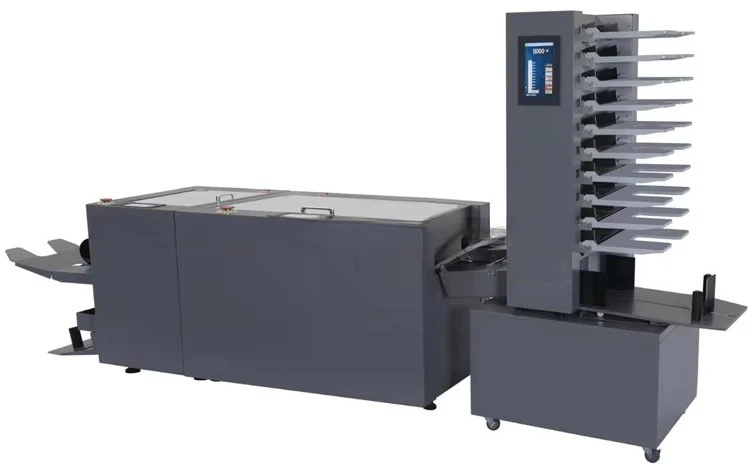 Automatic Booklet Making Machine Paper Collating Collator Machine Book Trimmer in One Machine