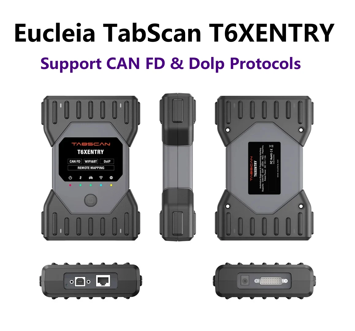 A + Eucleia TabScan Merc-edes T6XENTRY диагностический и инструмент кодирования ECU с поддержкой протоколов CAN FD и Dolp PK MB STAR C3 C4 C5 C6