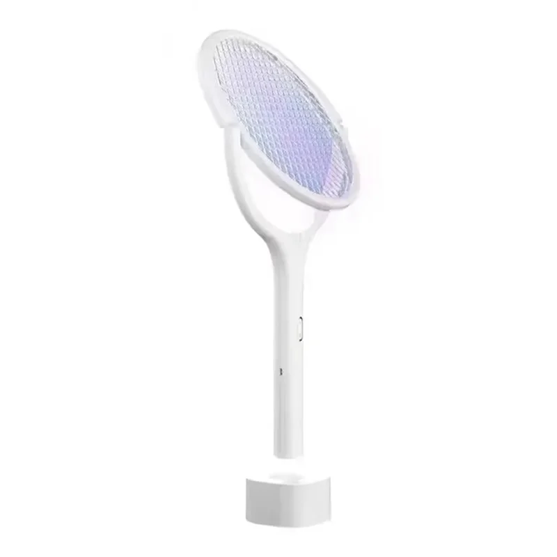

AB11-5-In-1 Fast Charging Electric Mosquito Swatter, Adjustable ABS Racket Lure Fly Bug Safety Insulated Lamp
