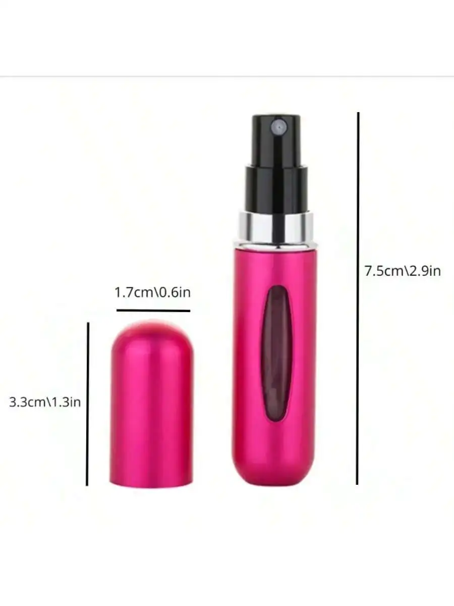 Atomiseur de parfum rechargeable anti-fuite 1 pièce – Mini portable pour voyage/sacs à main