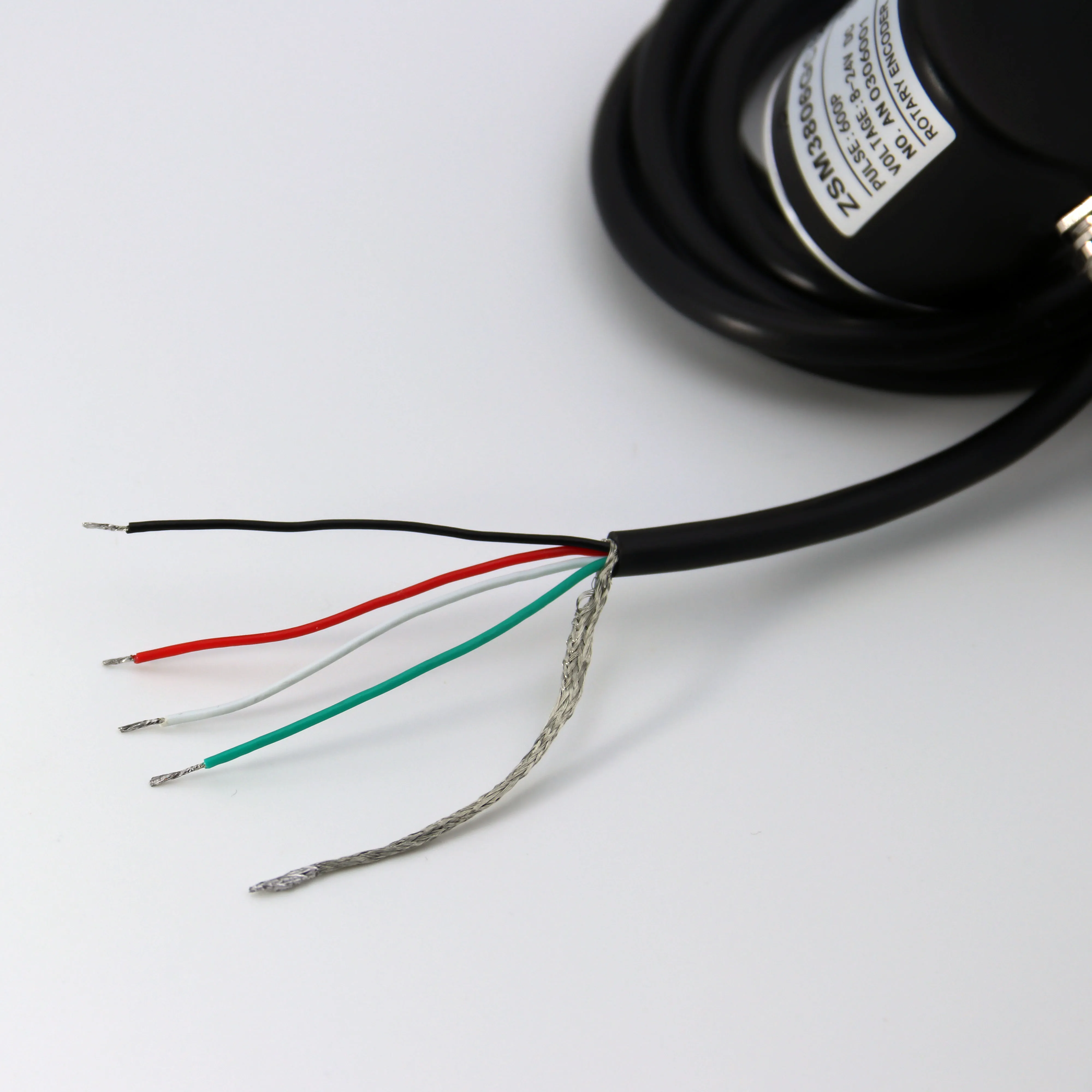 100/200/360/400/500/600P Photoelectric Incremental Rotary Encoder AB 2-phase NPN open collector output Optical rotary encoder