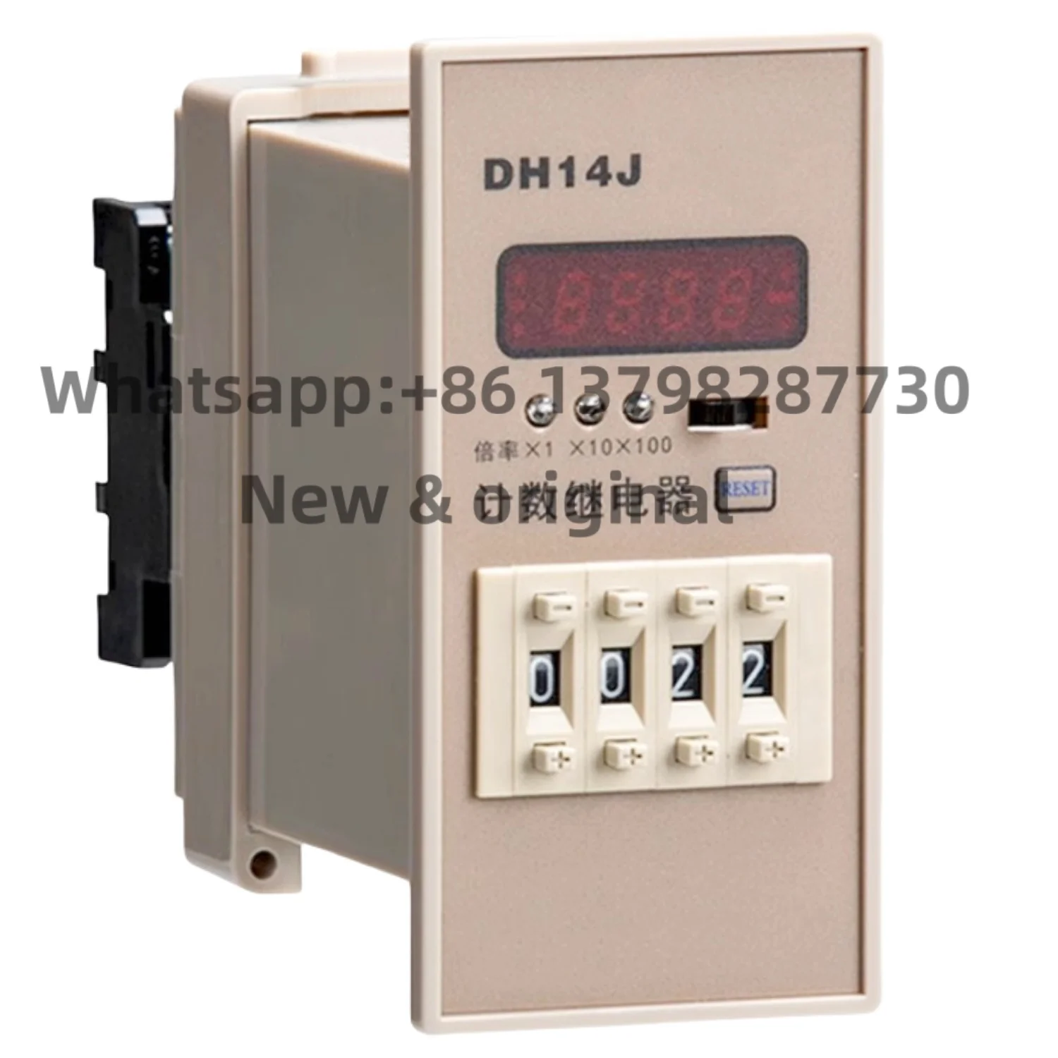 New original DH14J N C Standard AC220V AC380V DC24V Counter