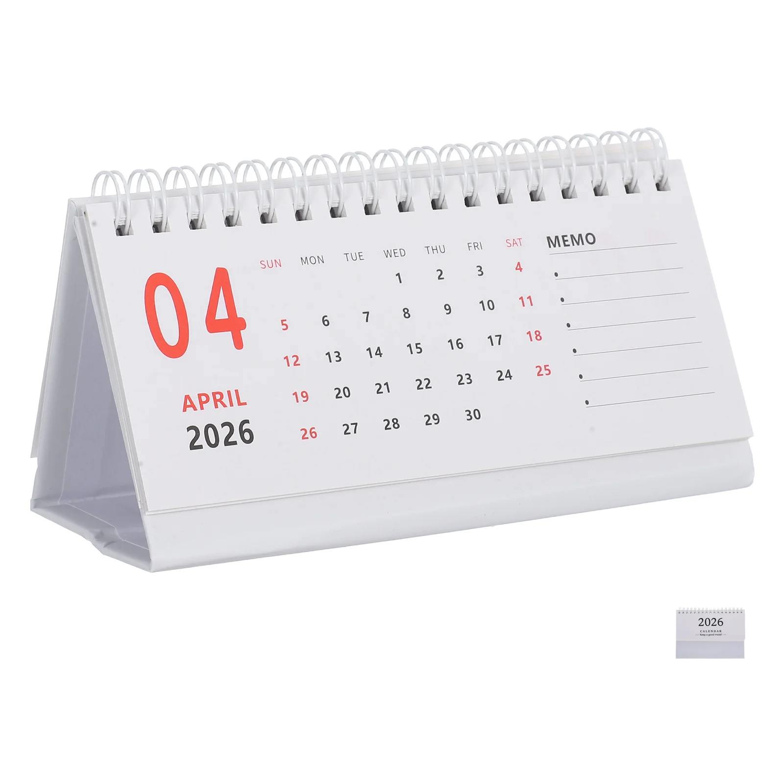 

Small Desk Calendar 2025-2026 Mini Standing Flip Monthly Planner for Office Home Daily Planning Mini Desktop Calendar Pad