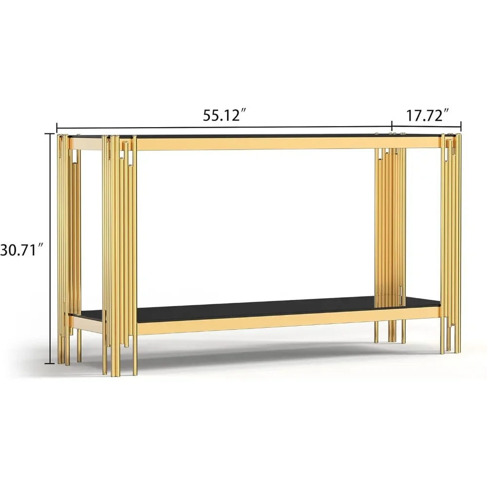 Modern Glass Console Table 55