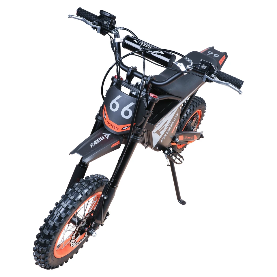 FREEBOY Y66 Adult Electric Bike, 48V30Ah Battery, Hydraulic Disc Brake, Front Hydraulic and Rear Spring Shock Absorber, 12/10‑Inch Off‑Road Pneumatic Tires, Outdoor Commuting & Off‑Road Electric Bike image 3