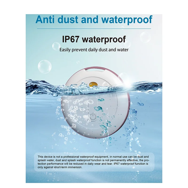 Dispositivo antipérdida de etiqueta inteligente con rastreador Bluetooth AA84, Compatible con localizador de artículos inteligentes IOS para evitar pérdidas