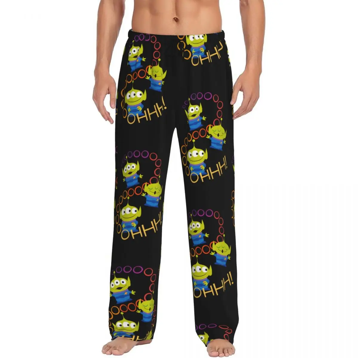 

Игрушечные пижамные штаны Stroy на заказ, одежда для сна для мужчин, эластичный пояс, анимированный комедийный фильм, штаны для сна с карманами
