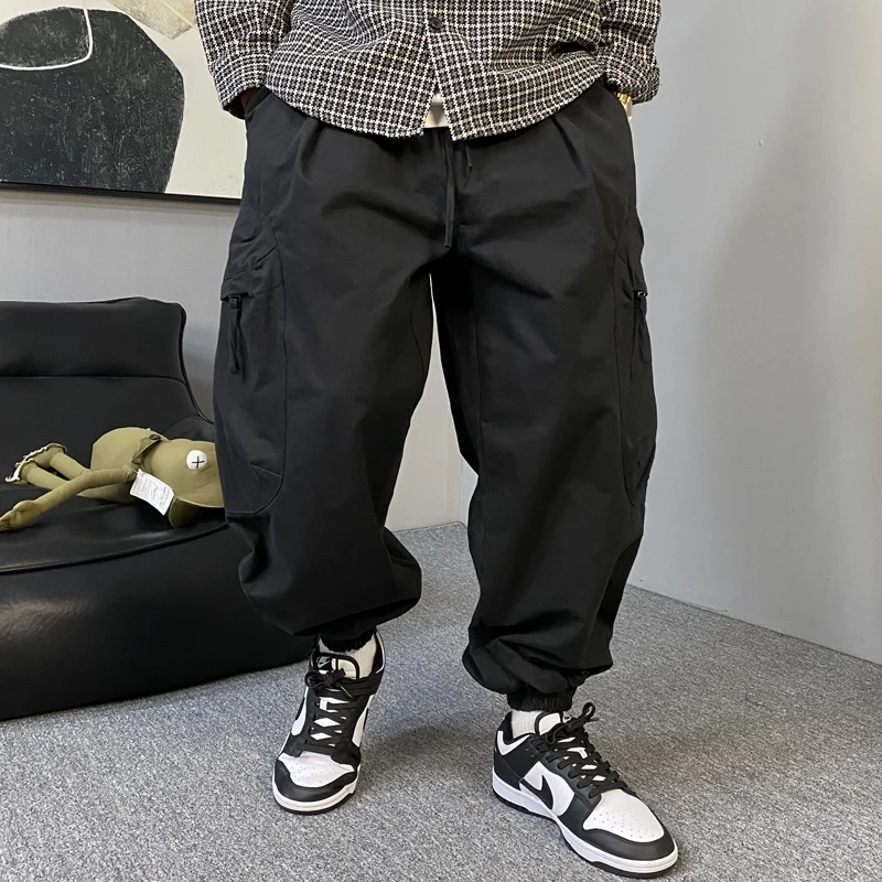 American Streetwear Baggy Pants For Men Clothing Army Green Tactical Cargo Pants Harajuku Casual Joggers Trendy Harem Trousers