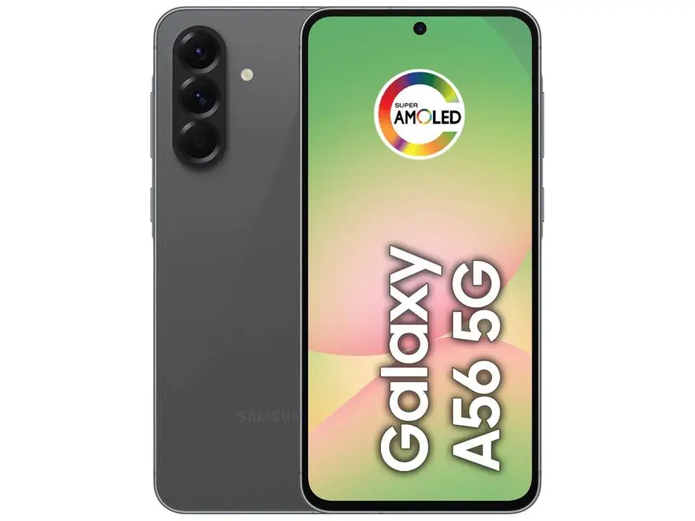 الهاتف الذكي Samsung Galaxy A56 128GB 5G 8GB RAM أسود 6,7 بوصة كاميرا. ثلاثي + صورة شخصية 12 ميجابكسل #1