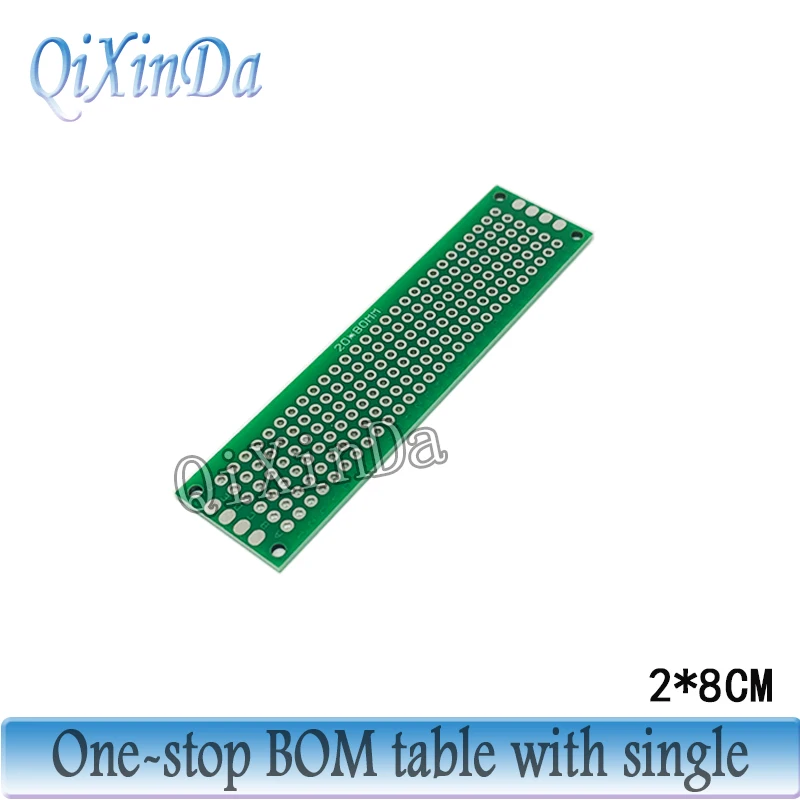 2/5/10PCS PCB Board Prototype Board Green 2x8/3x7/4x6/5x7/7x9/8x12/9x15cm Double Sided Circuit Boards For DIY Soldering Project