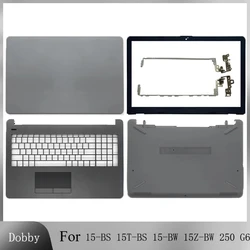 Coque arrière/lunette avant/charnières LCD/repose-poignets/boîtier astronomique gris, pour HP 15rer S 15T-BS 15rer W 15Zrer W 250 G6 255 G6 929893