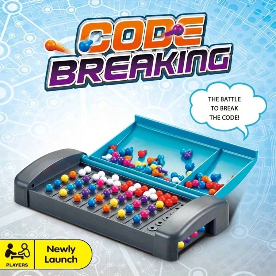 1pc Logic Reasoning & Password Cracking Puzzle Tabletop Decompression Game, Board Games for Kids