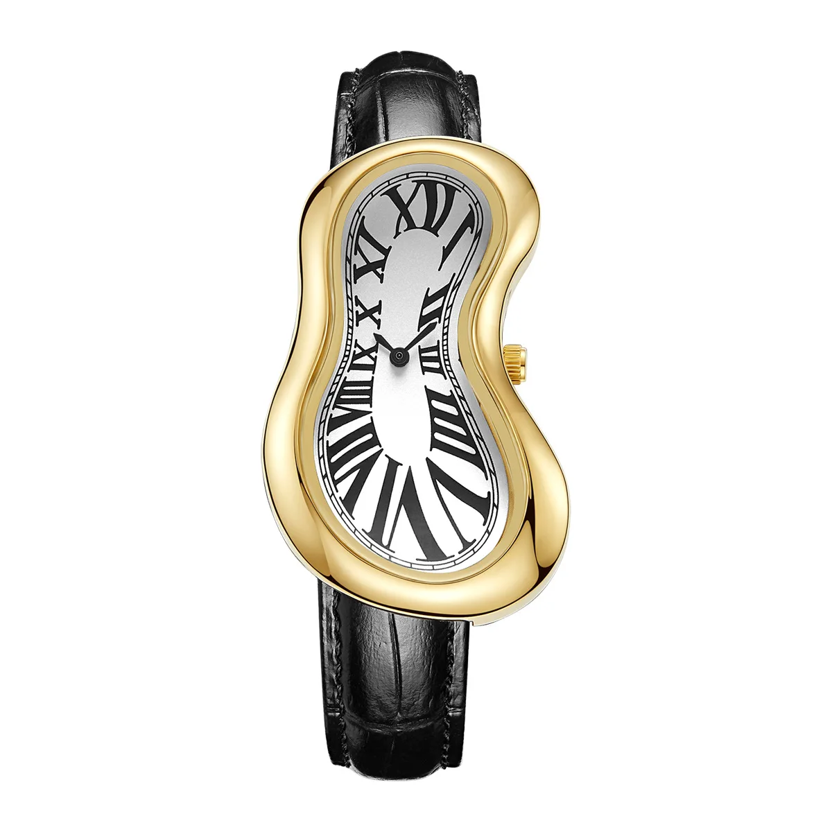 NIBOSI Montre Femme Torsadée Effet Fondant, Marque de Luxe, Étanche, Style Vintage, Quartz, Reloj Hombre