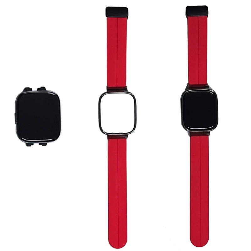 Magnetic Strap For Redmi Watch 3 Magnetic Buckle Silicone Wristband Bracelet for Xiaomi Redmi Watch 2 Lite/Watch 2/Watch 3 Strap