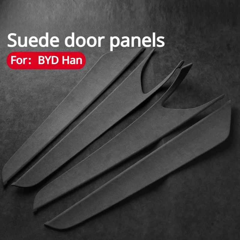 Suitable for BYD Han Door Panel Modification Cover Paste Alcantara Panel Modification Cover Car Interior Decoration Supplies