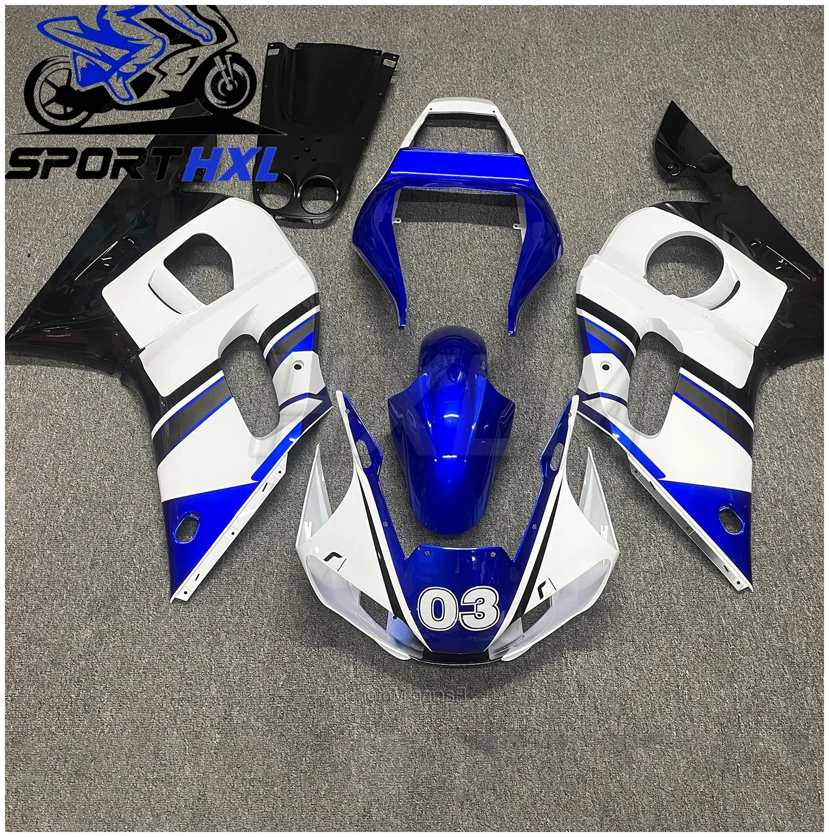 2001 For Yamaha YZF-R6 1998-2002 Full fairing kit Bodywork1999 2000 2001 fairing Fairing kit High Quality ABS Plastic Set 2002 |