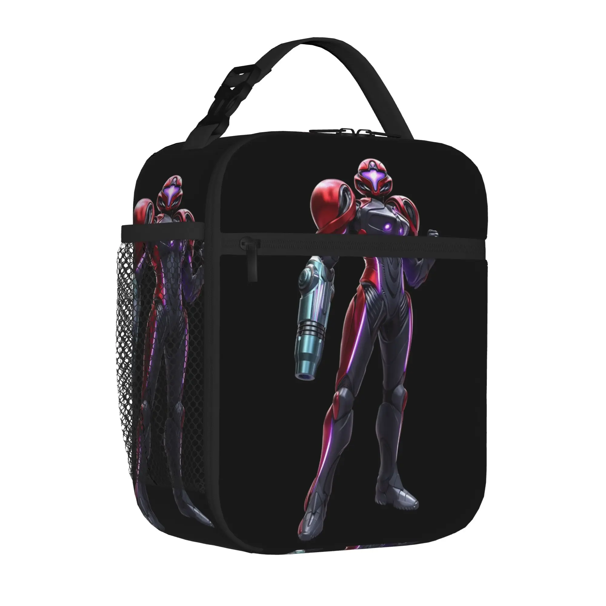 1 Piece For Students Food Container Stand Portable Pocket Metroid Prime 4 Beyond Zipper Closure Aluminum Foil Food Pouch view 2