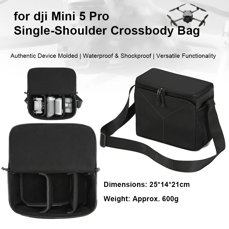 

Waterproof Protection Handbag for DJI Mini 5 Pro Drone Accessories for DJI RC 2 and RC-N3 Remote Control Portable Storage Case